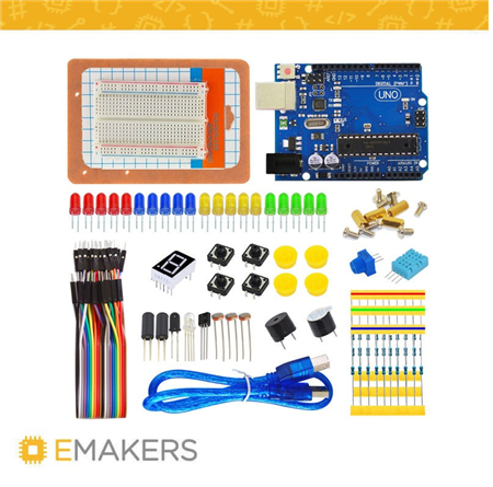 Kit para Arduino - Placa Uno Sensores Y Componentes 1101   EM1101